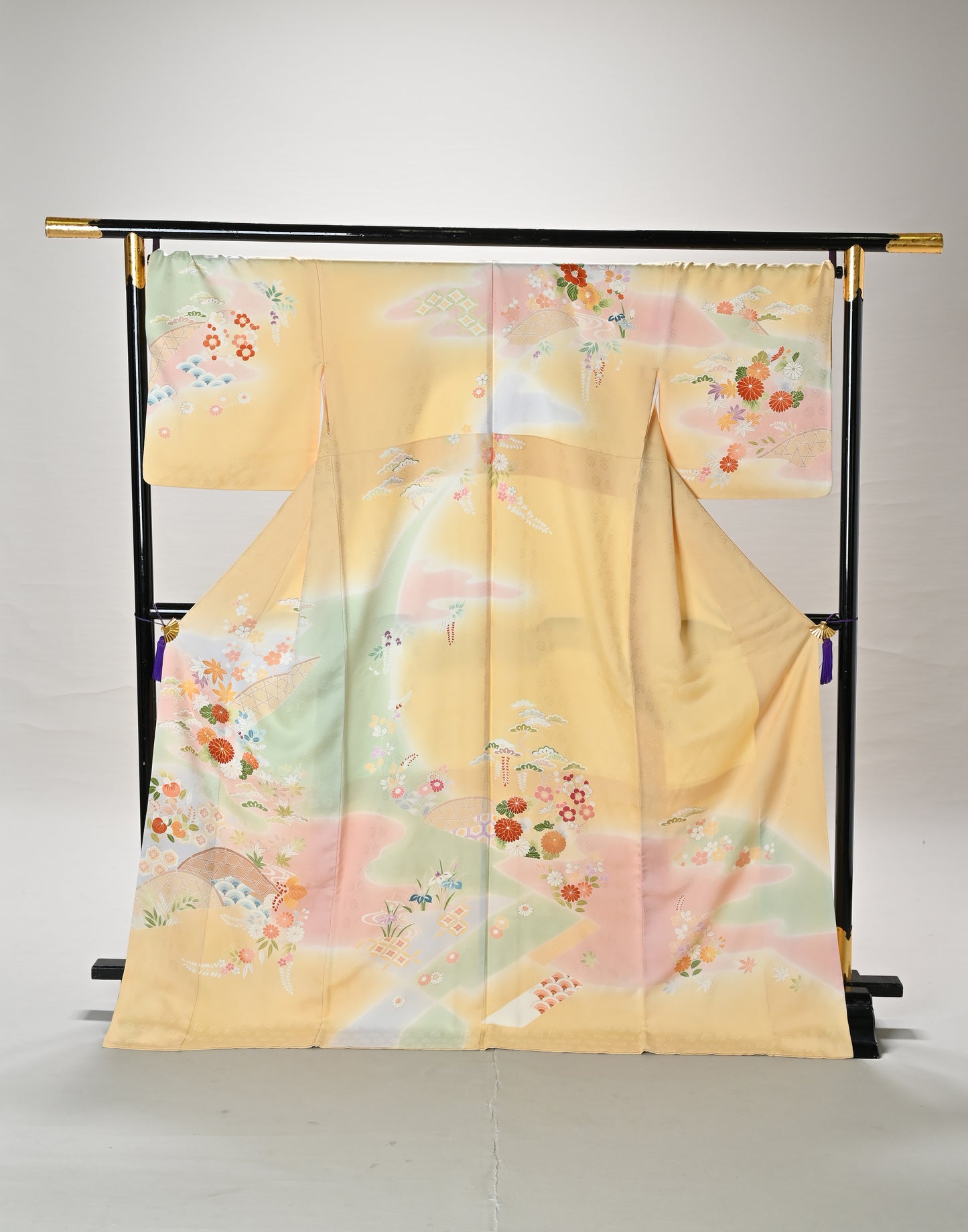 【訪問着】30-0188 ワイドLLサイズ イエロー