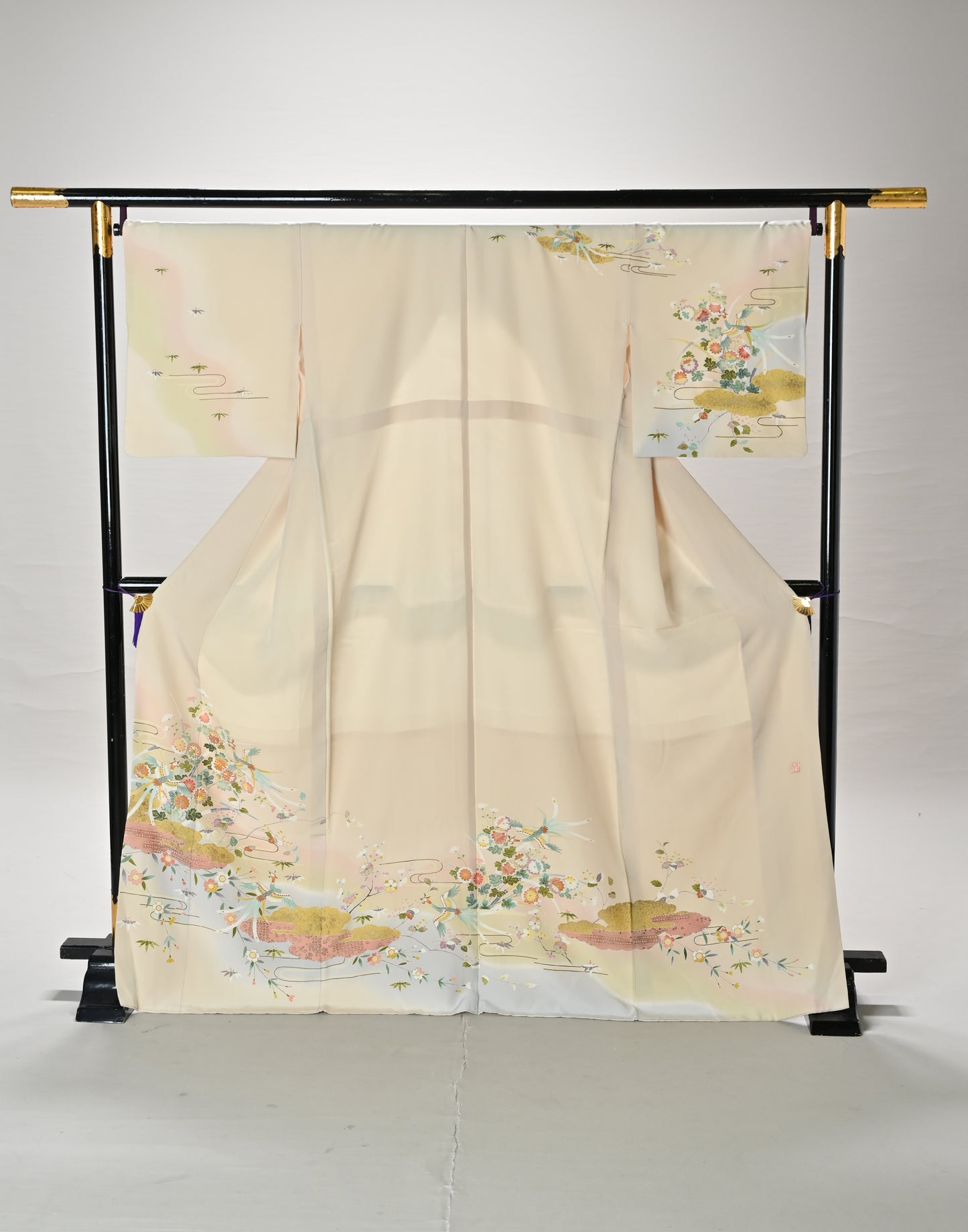 【訪問着】30-0085 ワイドLLサイズ イエロー