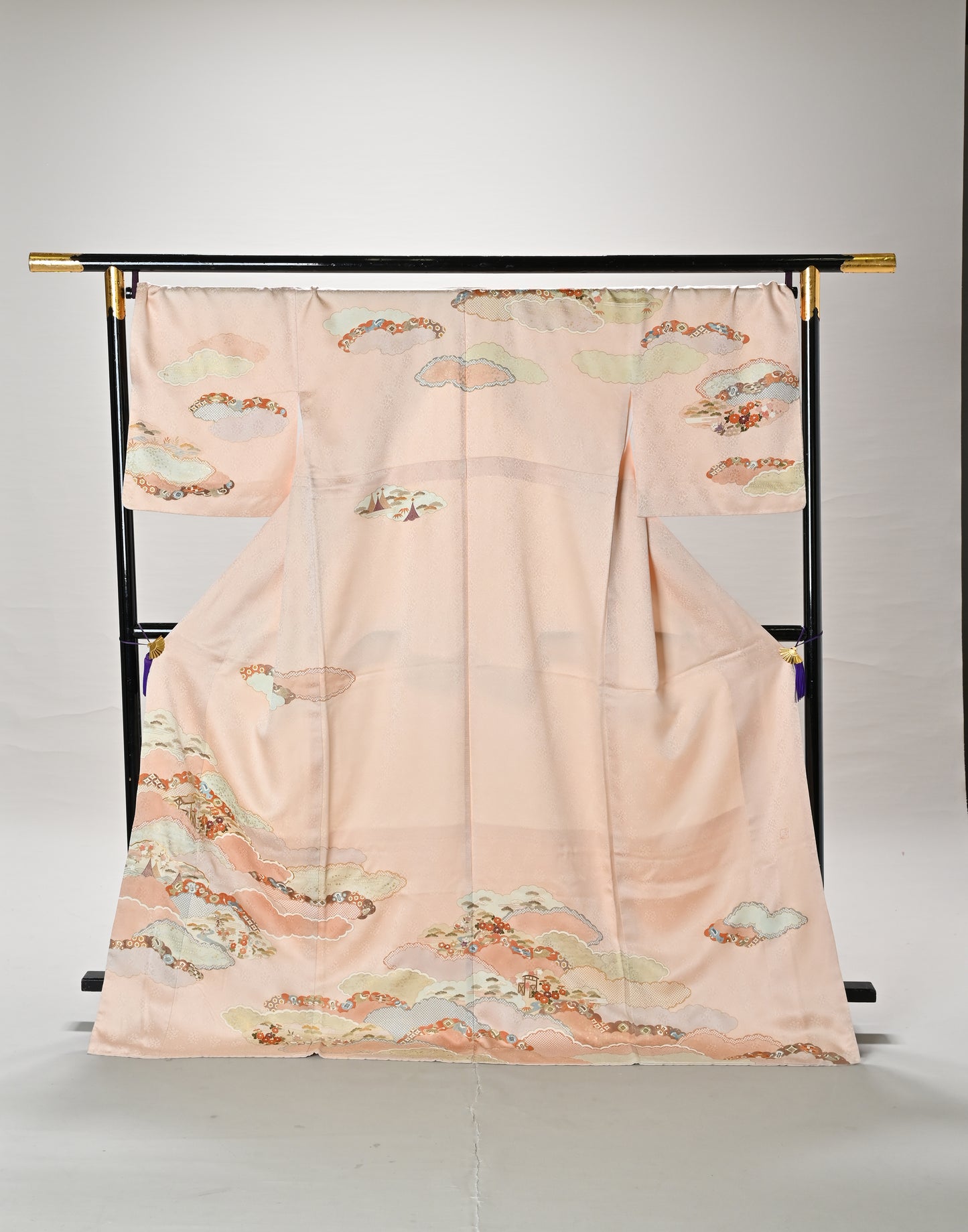 【訪問着】30-0091 ワイド3Lサイズ うす桃