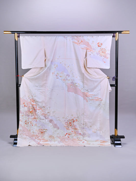 【訪問着】H1003 クリーム