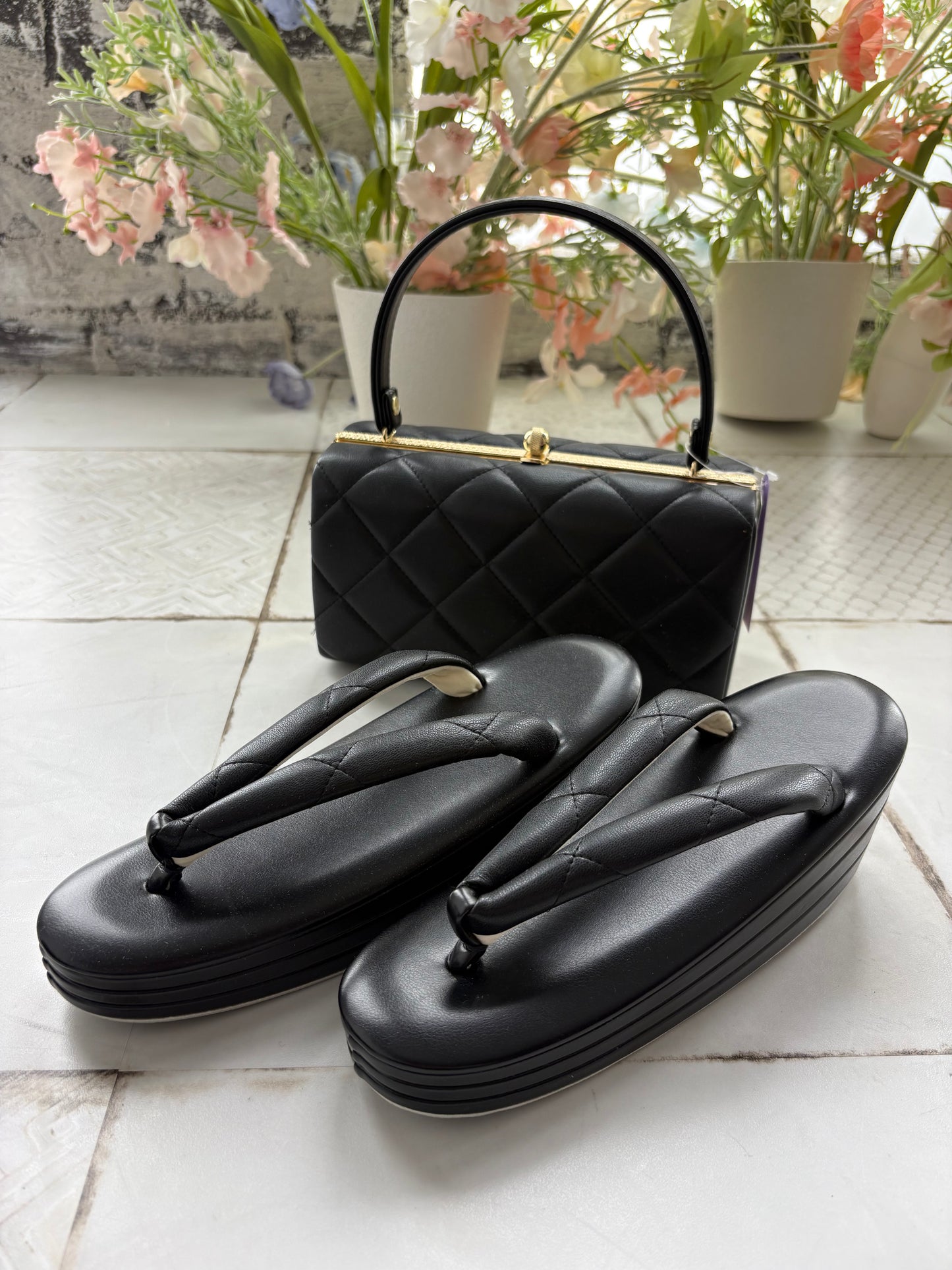【草履バッグ】 ブラック  F